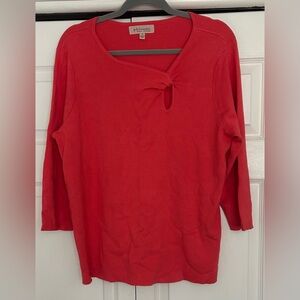 Philosophy quarter sleeve sweater